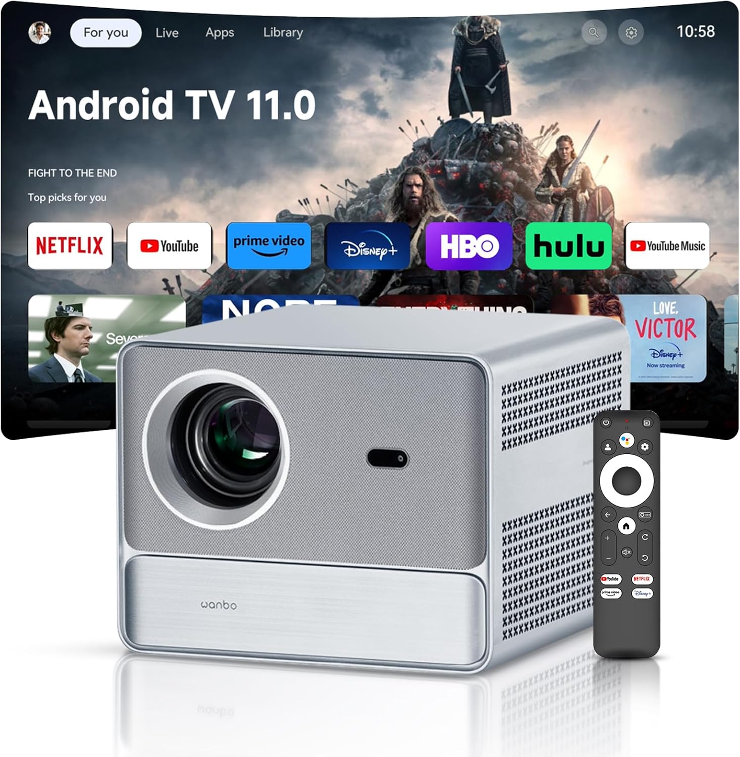  Wanbo DaVinci 1 Pro 4K Smart Projector